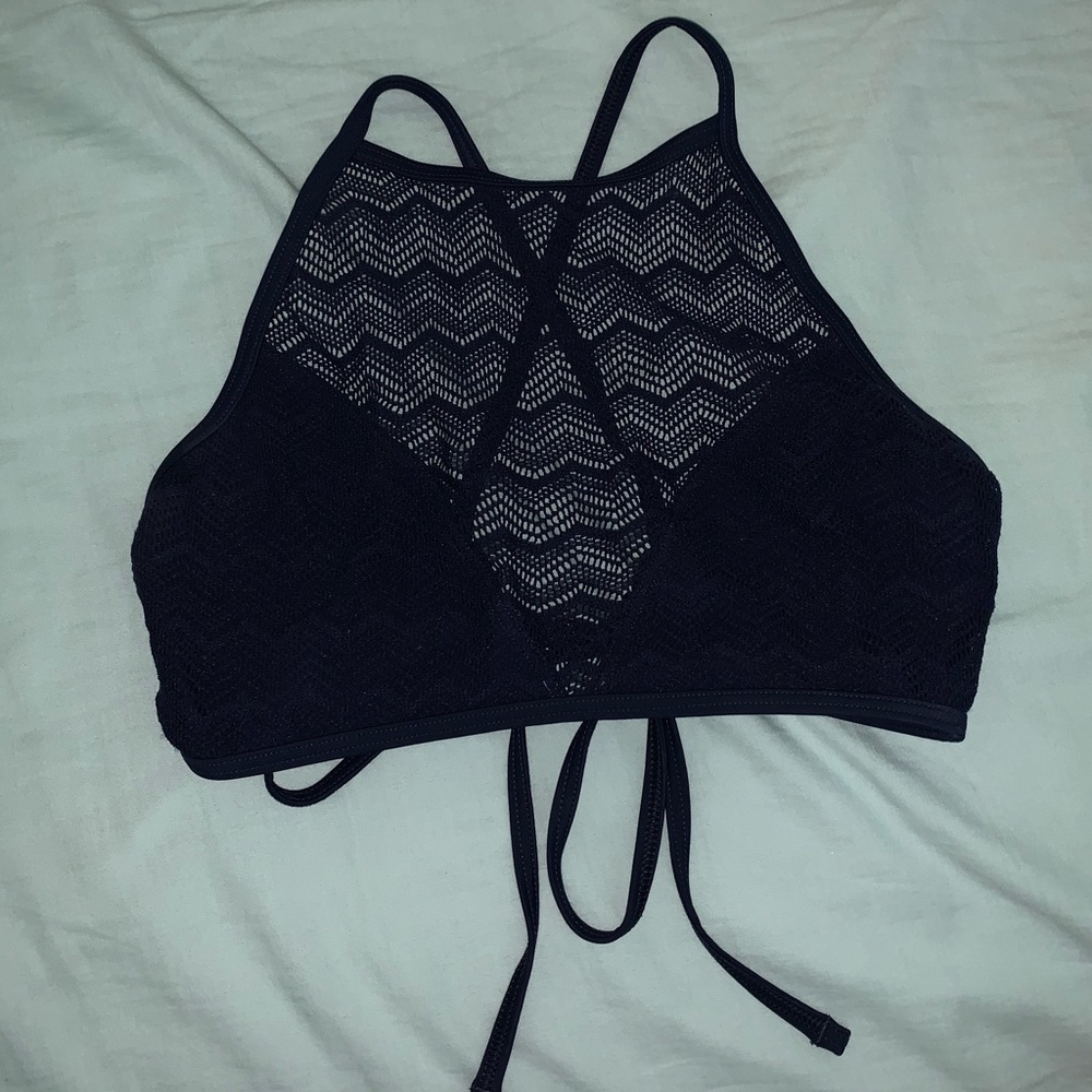 AERIE / American eagle navy blue bikini top